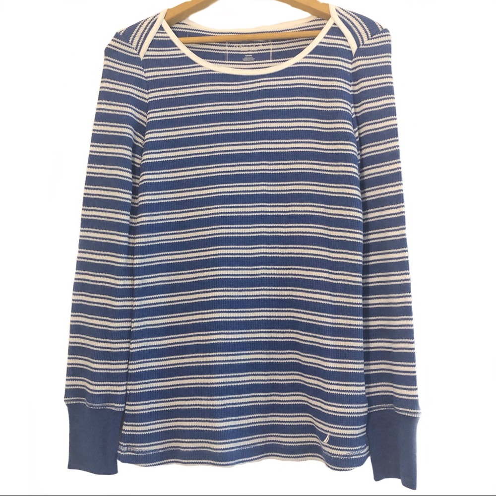 NWT Nautica Sleepwear Nautical Soft Ribbed Cozy